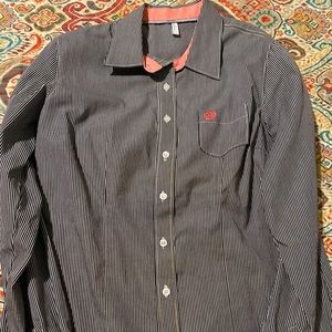 Womens Cinch Button up size large